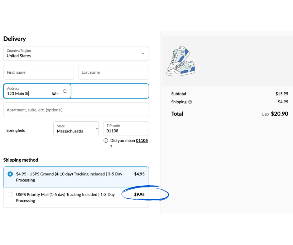 Shopify CCS view